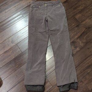 Obermeyer Ladies Cortina Ski Pants GREEN SIZE 12